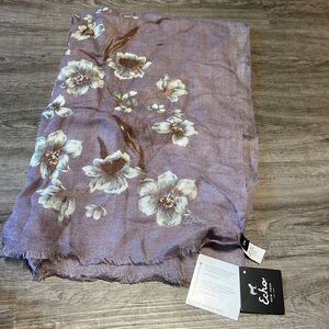 Echo Design Floral Print Scarf NEW